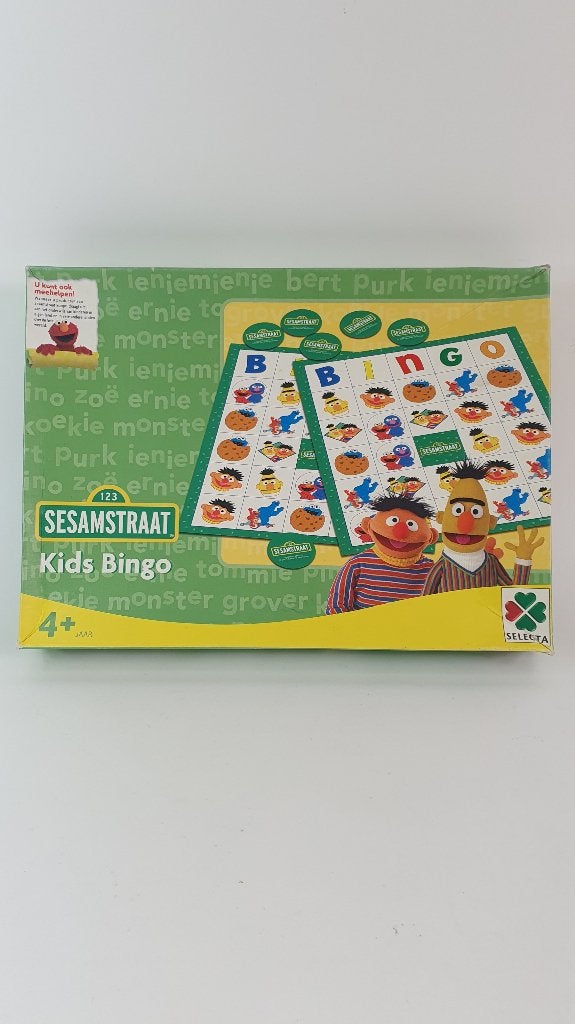 Sesamstraat Kids Bingo, Selecta 2005. 8C4, Tweedehands verkoop, Tweedehands verkoop, Gebruikt, Ophalen of Verzenden