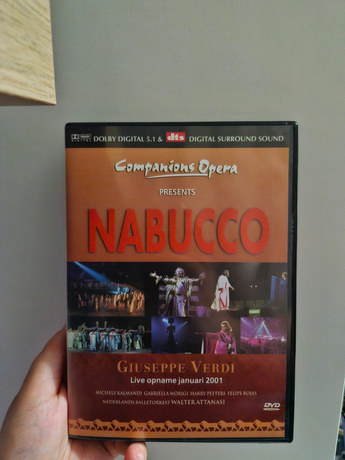 Nabucco - Giuseppe Verdi Live Opname Ahoy' Rotterdam DVD, Cd's en Dvd's, Gebruikt, Verzenden, Alle leeftijden, Breedbeeld