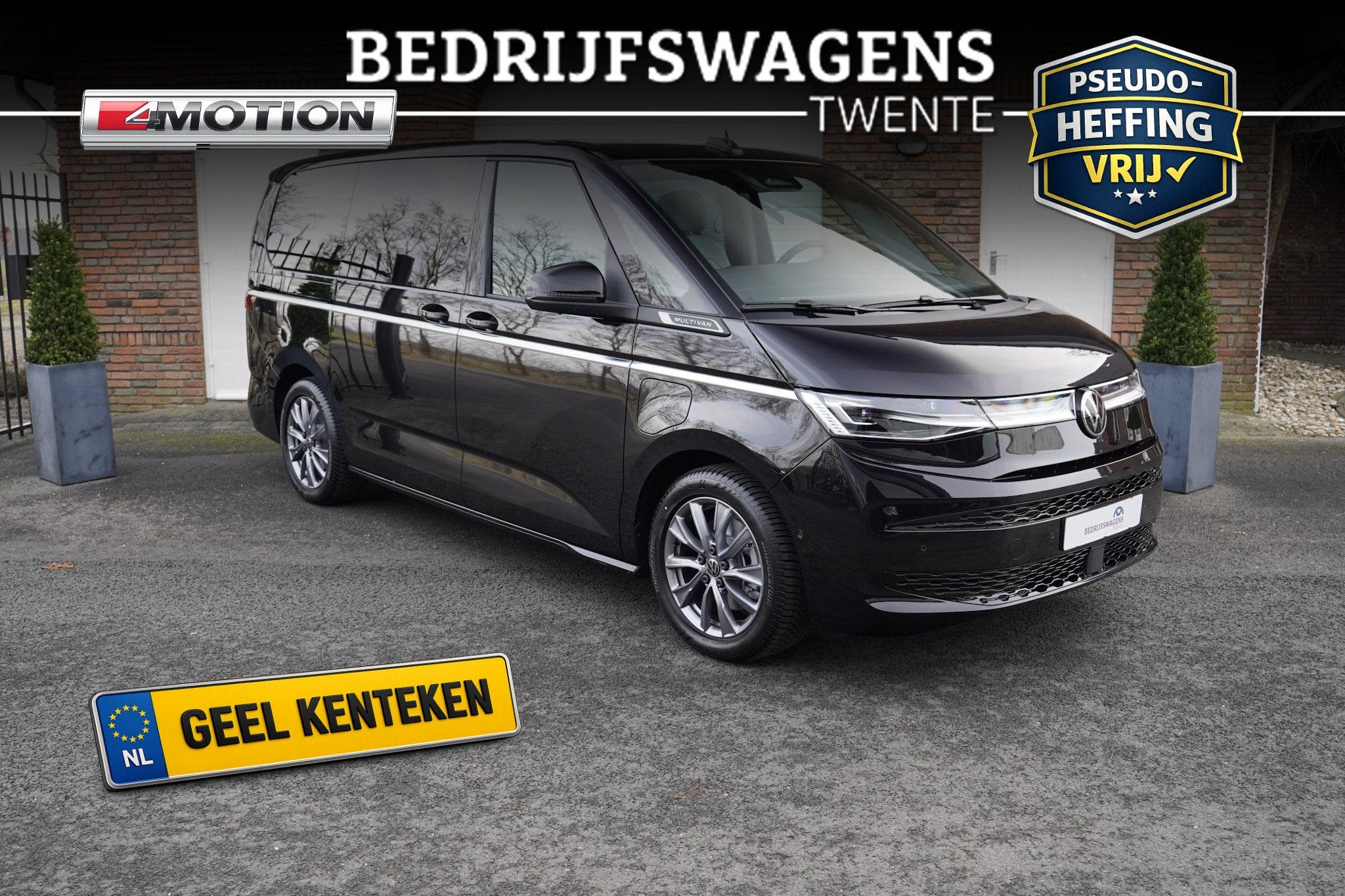 Volkswagen Multivan 1.5 eHybrid L2 STYLE 4Motion DCC Leder T, Auto's, Volkswagen, Automaat, Automatische klimaatregeling, Stof