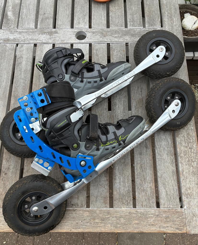 Cadomotus NordicScout Cross-skates / Skikes, Sport en Fitness, Skeelers, Verstelbaar, Heren, Ophalen of Verzenden, Zo goed als nieuw