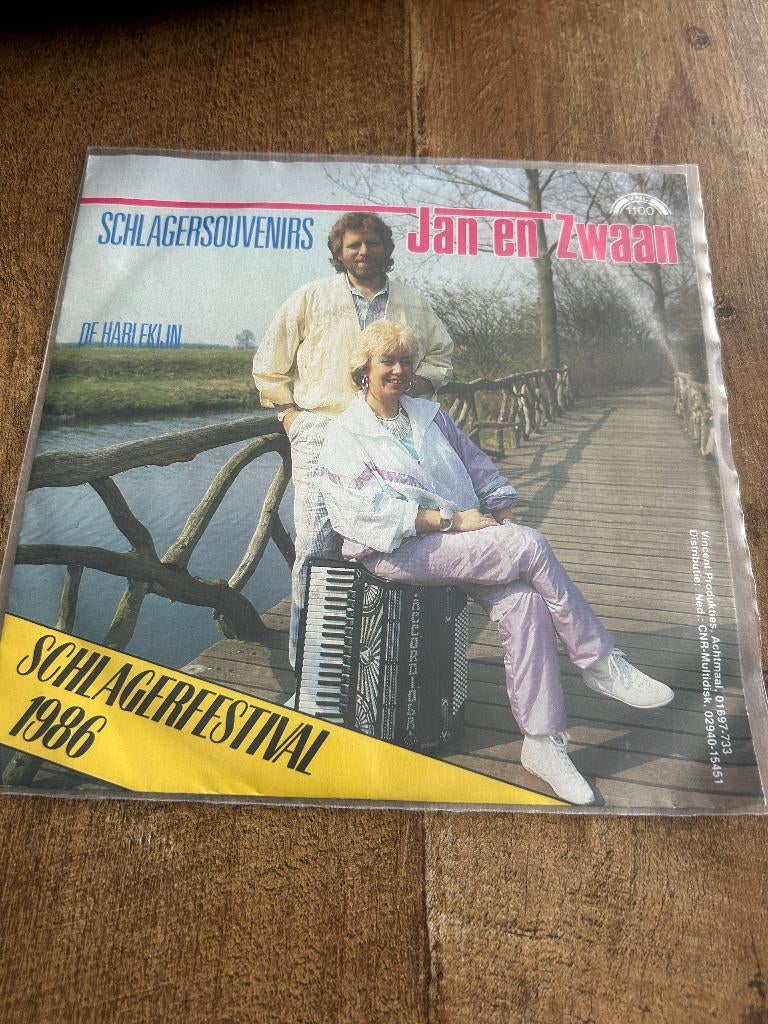 Jan en Zwaan-Schlagersouvenirs., Cd's en Dvd's, Vinyl Singles, Ophalen of Verzenden, Zo goed als nieuw, Nederlandstalig