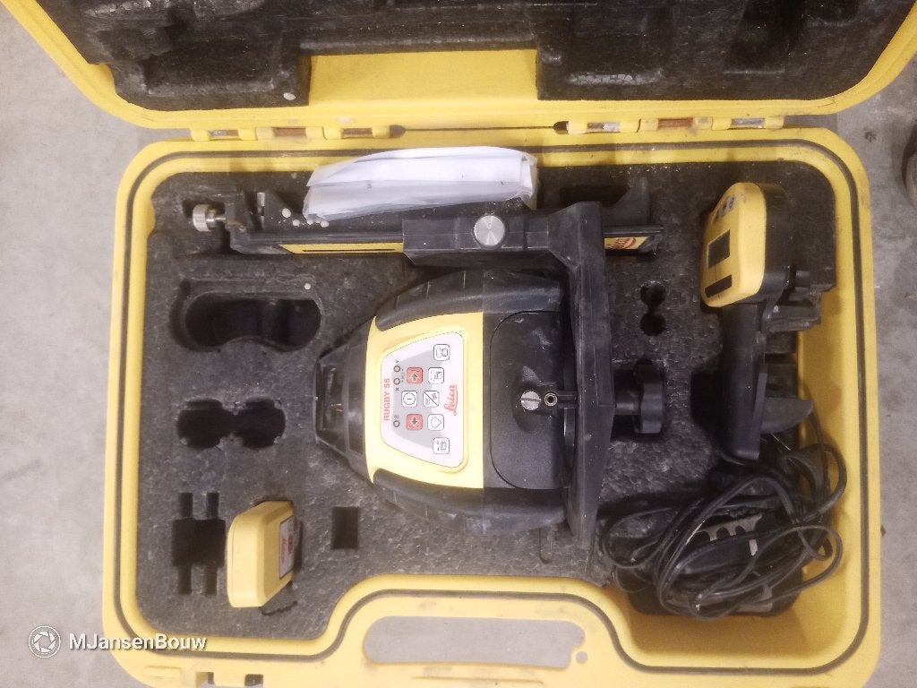 Leica rugby bouwlaser compleet, Ophalen, Gebruikt