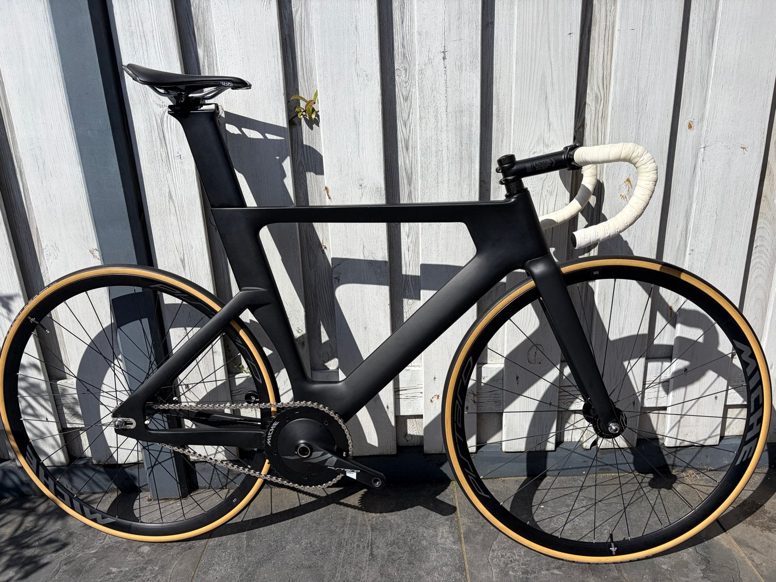 BXT Carbon Baanfiets 57cm - Zo goed als nieuw, Carbon, Zo goed als nieuw, 57 tot 61 cm, Ophalen