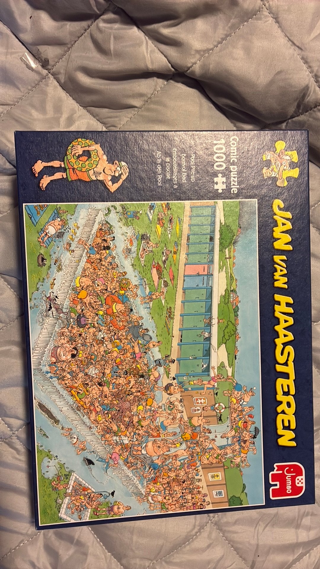 Jan van Haasteren puzzel 1000 stukjes - Bomvol Bad, Hobby en Vrije tijd, Denksport en Puzzels, Ophalen, 500 t/m 1500 stukjes, Gebruikt