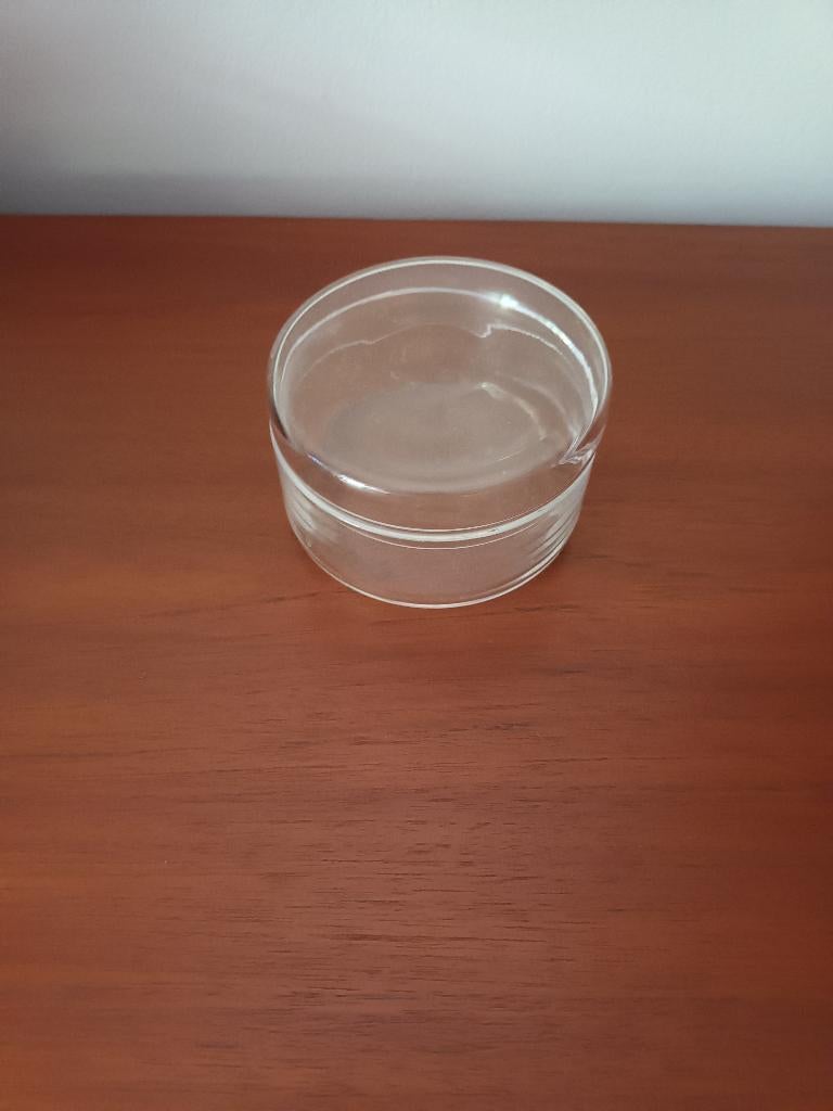 Glazen gave dekseldoos, Antiek en Kunst, Curiosa en Brocante, Ophalen of Verzenden