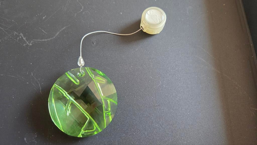 Swarovski Groene Raamhanger - Kristal Decoratie, Ophalen of Verzenden, Zo goed als nieuw