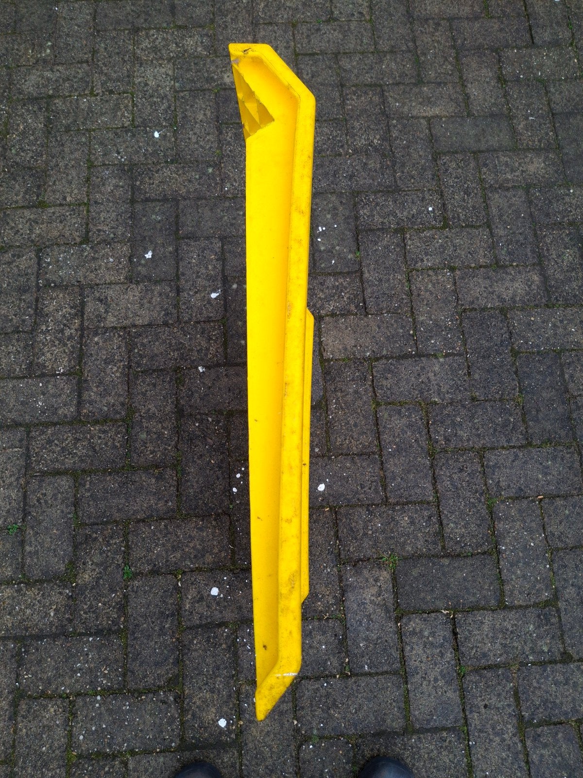 Mobiele PVC-Drempelhulp - Geel, Tuin en Terras, Ophalen of Verzenden, Gebruikt