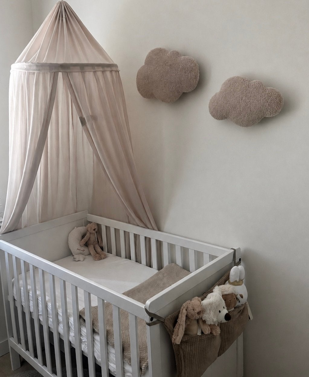 Set van 2 wolkjes wandlamp dreamlight beige, Kinderen en Baby's, Kinderkamer | Inrichting en Decoratie, Zo goed als nieuw, Lamp