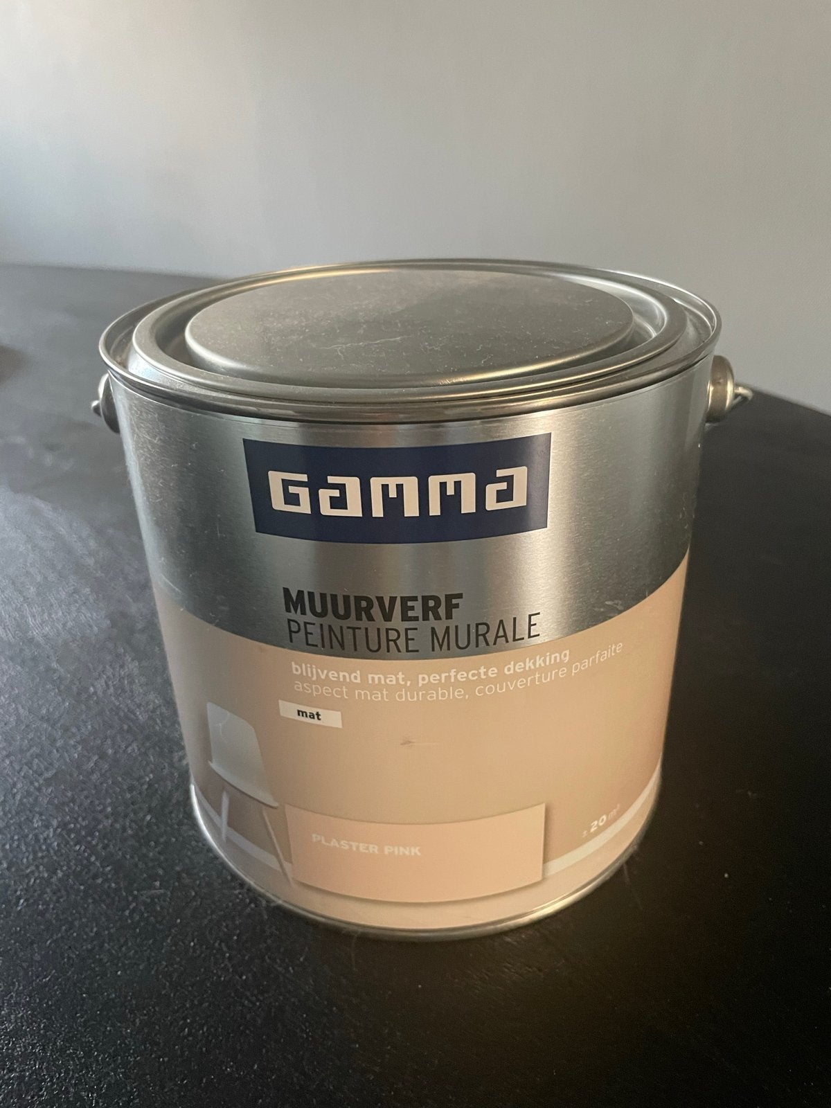 Gamma Muurverf Plaster Pink Mat 2,5 liter, Ophalen, Nieuw, Overige typen