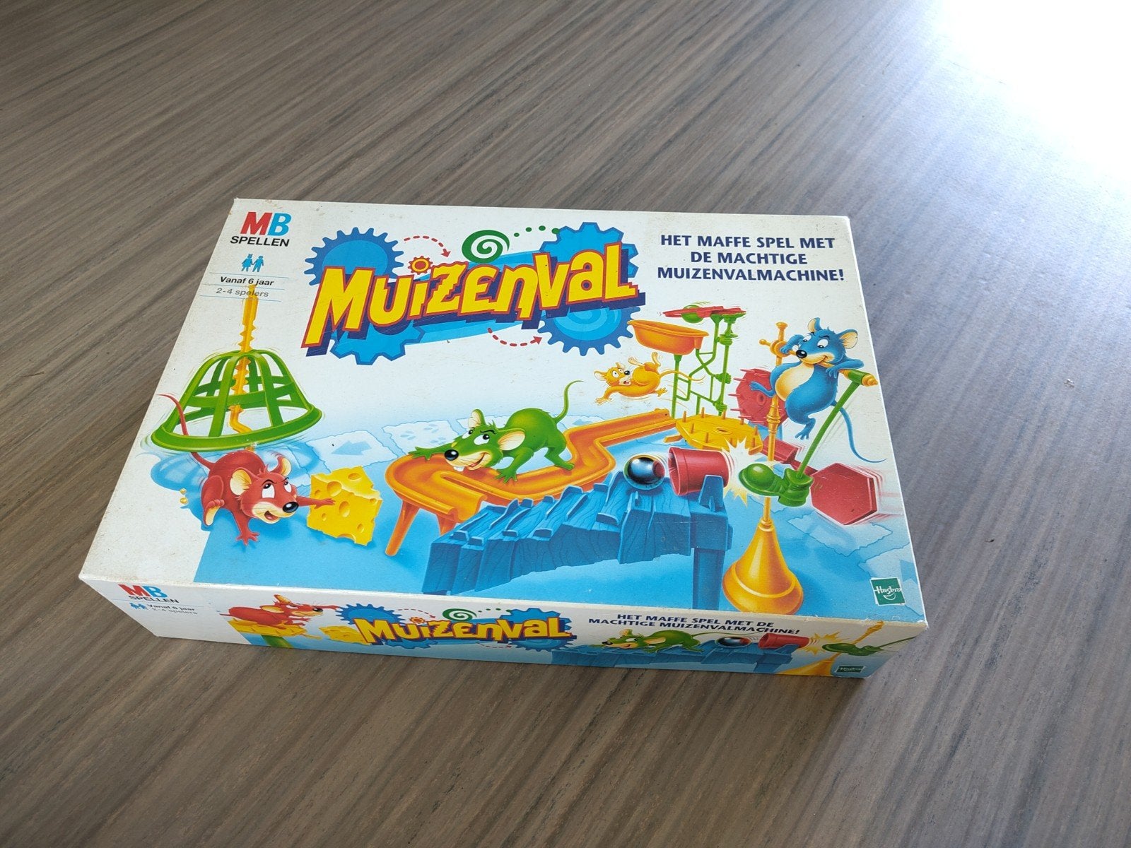 Muizenval Bordspel - Het maffe spel met de machtige machine!, Drie of vier spelers, Ophalen, Gebruikt, MB Spellen