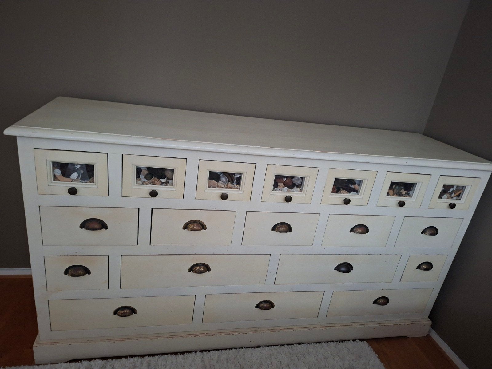 Apothekerskast - 178cm breed, 93cm hoog, 50cm diep, Ophalen, Gebruikt, Landelijke/Vintage, 150 tot 200 cm