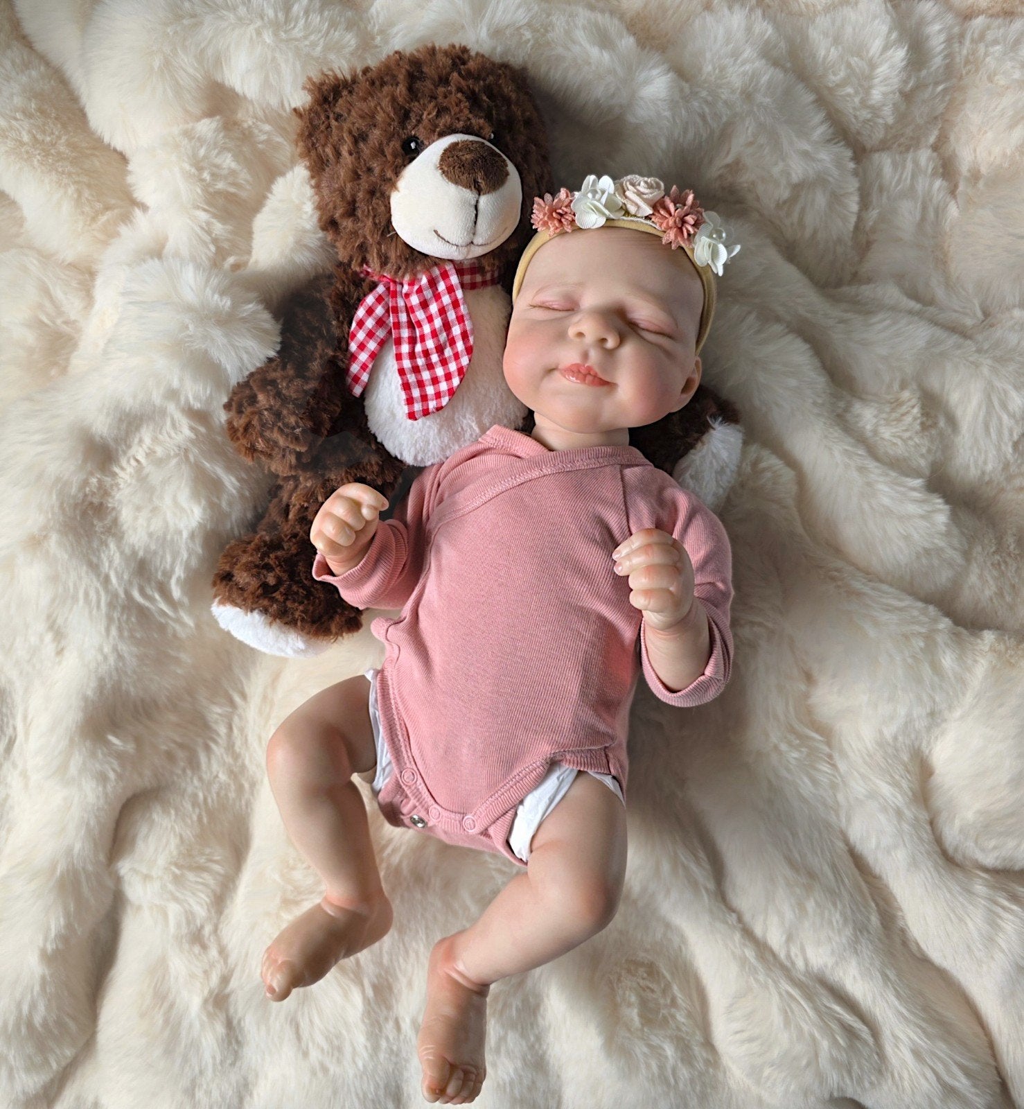 Reborn baby pop Faye - 45 cm - Incl. outfit en accessoires, Nanjing Lishui Yongxin Handicraft Factory, Nieuw, Bailu Village, Dongping Town, Lishui District, Nanjing City, Jiangsu Province, 211200, China