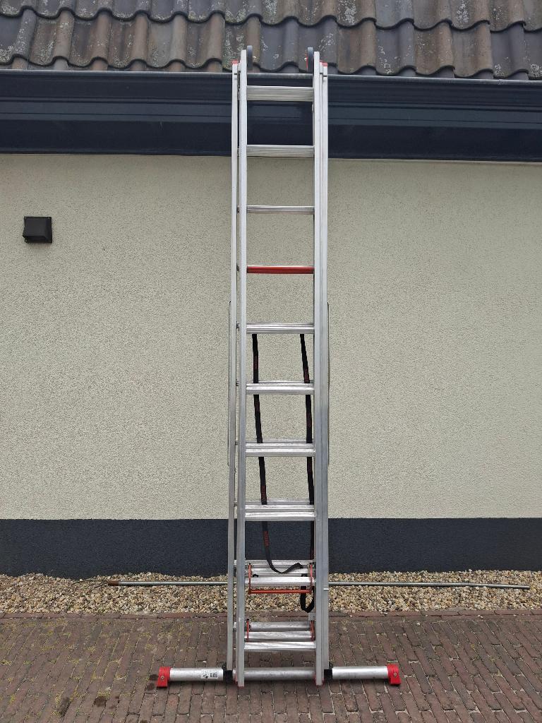 Altrex Allround 3 X 10 reformladder ZGAN, Doe-het-zelf en Verbouw, Ladders en Trappen, Ophalen, Zo goed als nieuw, Ladder, 4 meter of meer
