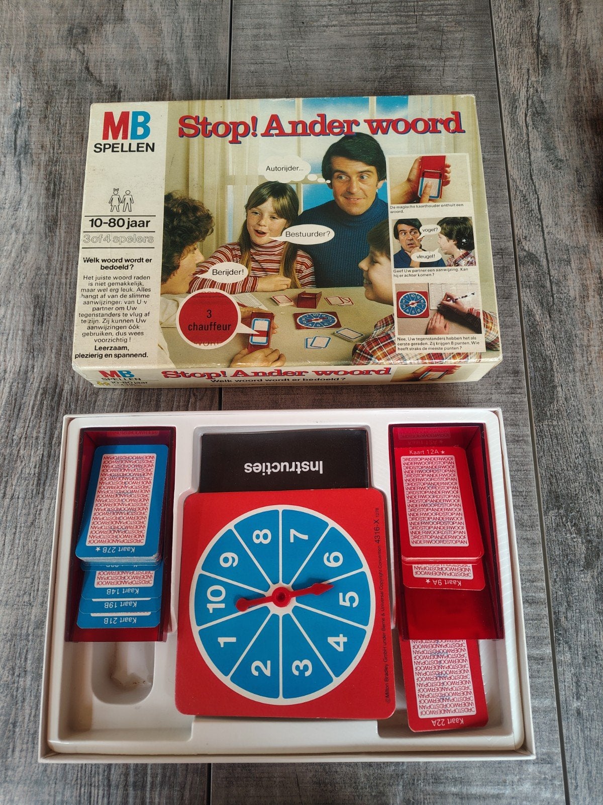 Vintage MB spel, Hobby en Vrije tijd, Ophalen of Verzenden