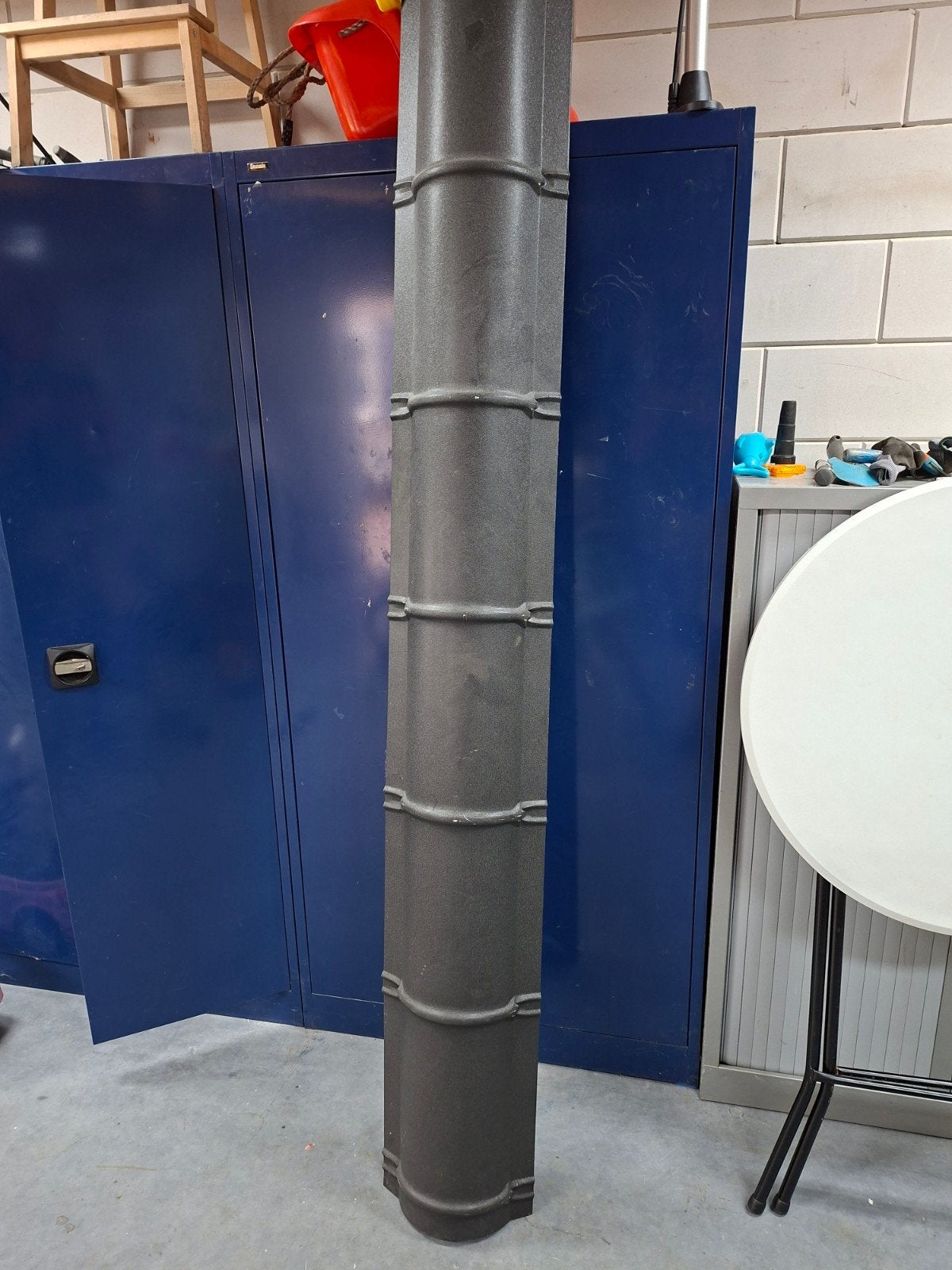 Halfronde stalen nokken., Doe-het-zelf en Verbouw, Dakpannen en Dakbedekking, Ophalen, Zwart, Nieuw, 15 m² of meer