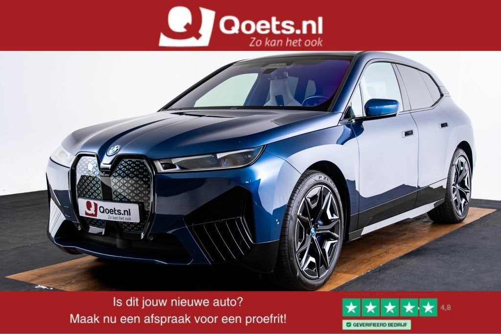 BMW iX xDrive50 Executive 112 kWh Sportpakket - Luchtvering, Auto's, BMW, Automaat, 12 maanden, Gebruikt, 523 pk