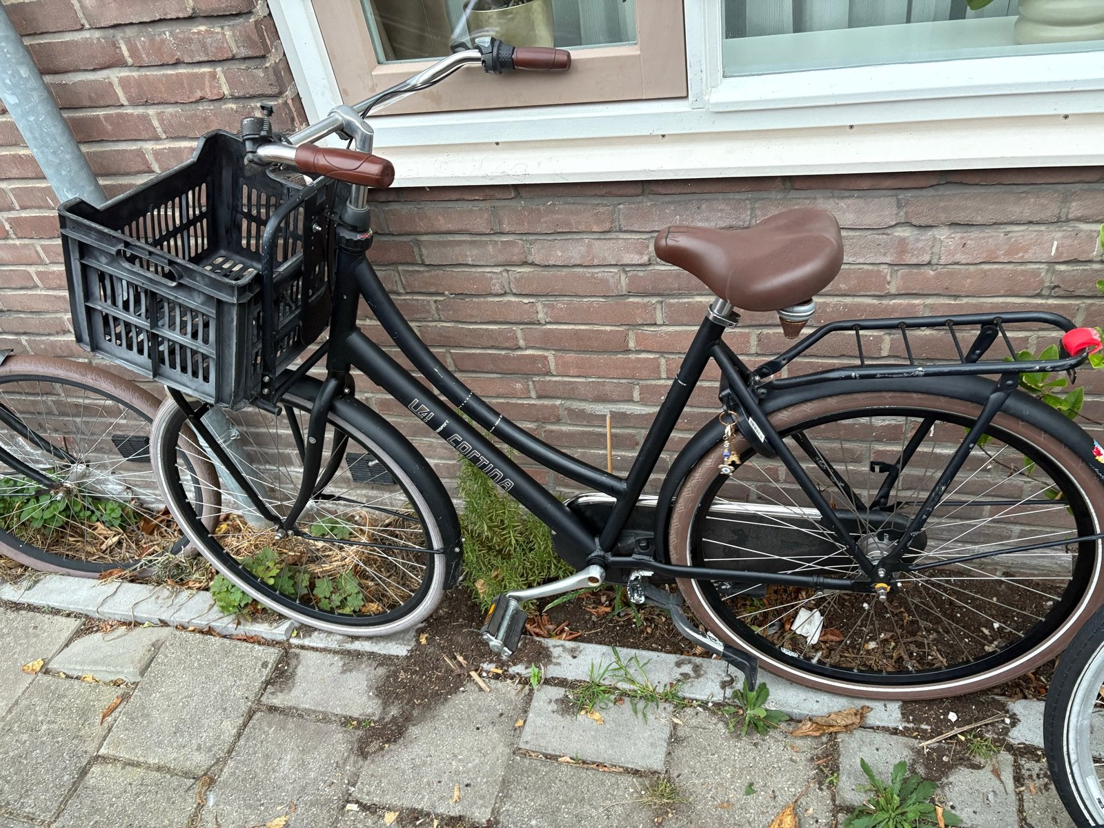 Cortina U4 fiets met voordrager en mand, Overige merken, Terugtraprem, Versnellingen, Ophalen of Verzenden