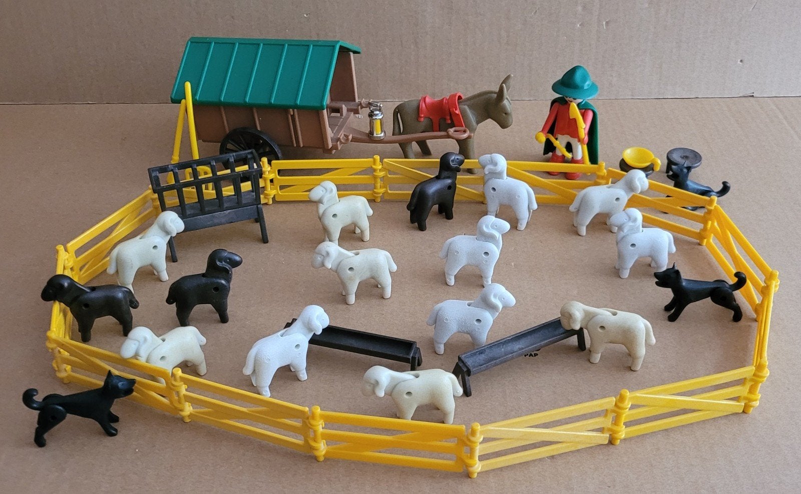 Oude playmobil set 3412 extra schapen, Ophalen of Verzenden, Gebruikt