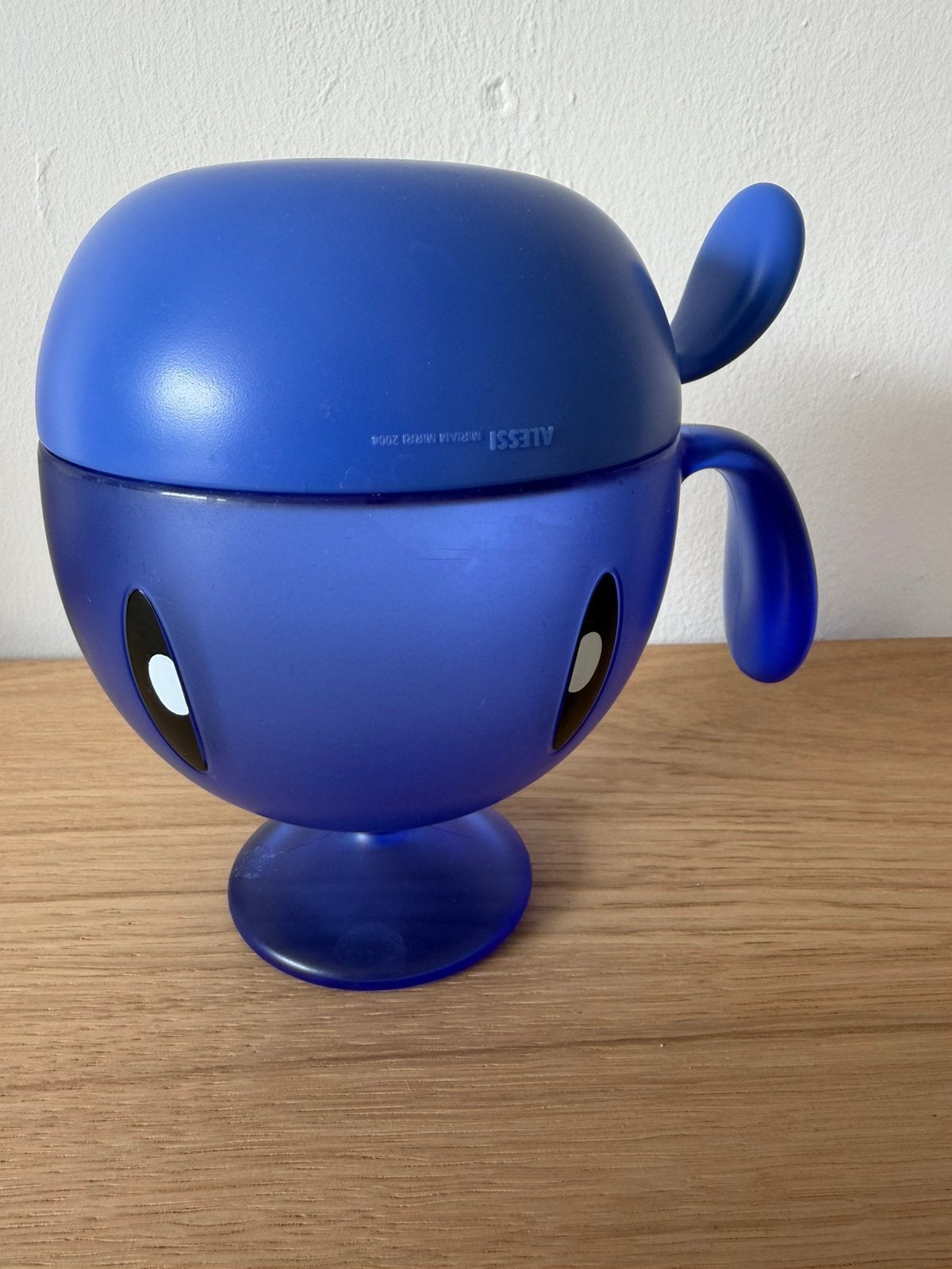 Alessi Mami Moomin Kinderkom - Blauw, Ophalen, Kunststof, Schaal, Rond