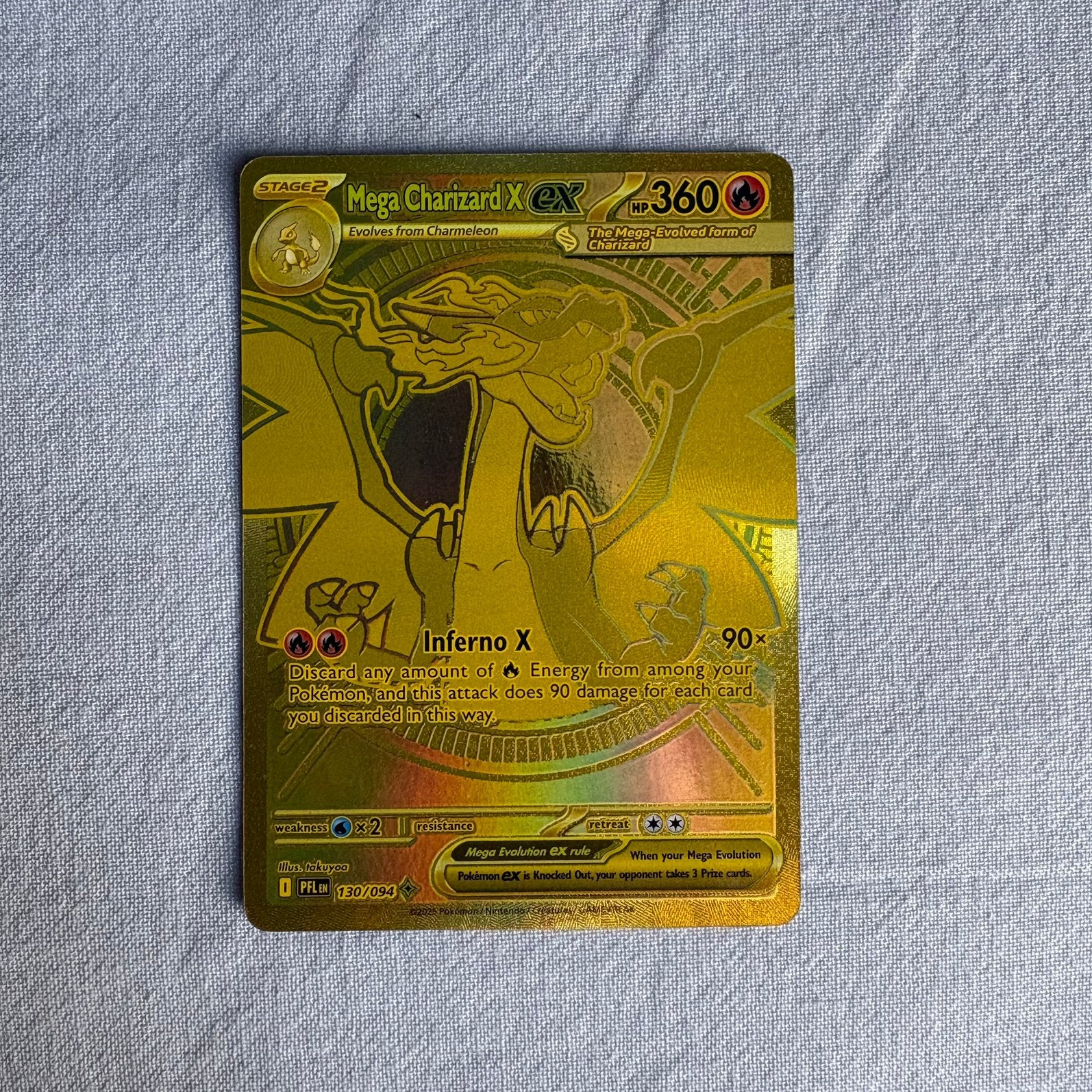 Mega Charizard X 130, Ophalen of Verzenden, Zo goed als nieuw