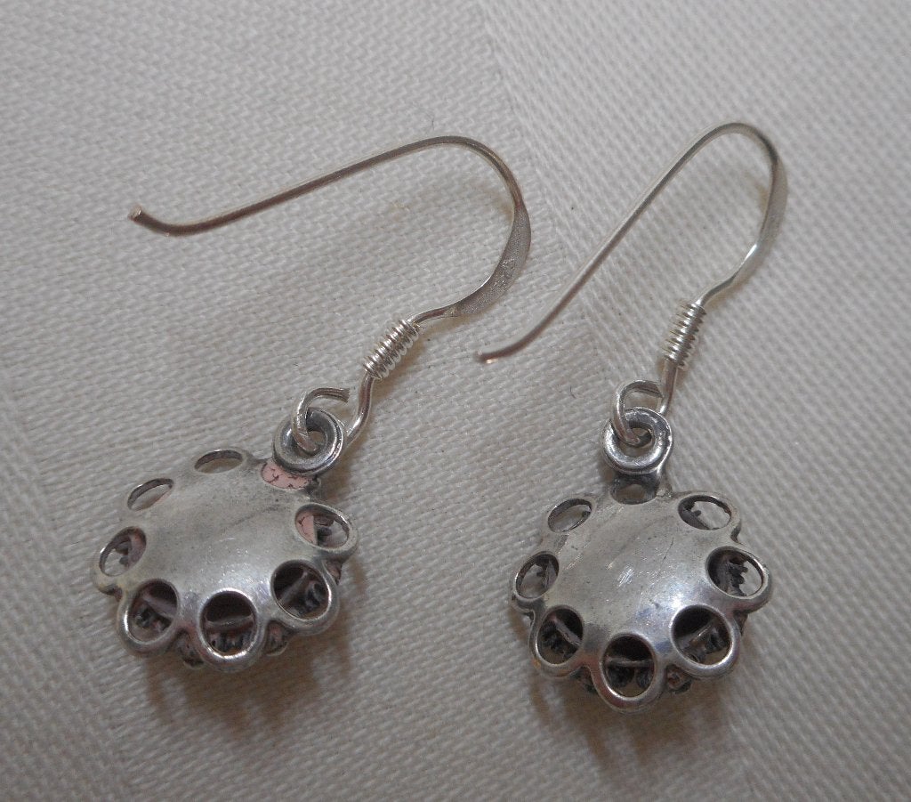 Zilveren Zeeuwse knop oorbellen nr.323, Sieraden, Tassen en Uiterlijk, Antieke sieraden, Verzenden, Zilver, Oorbellen
