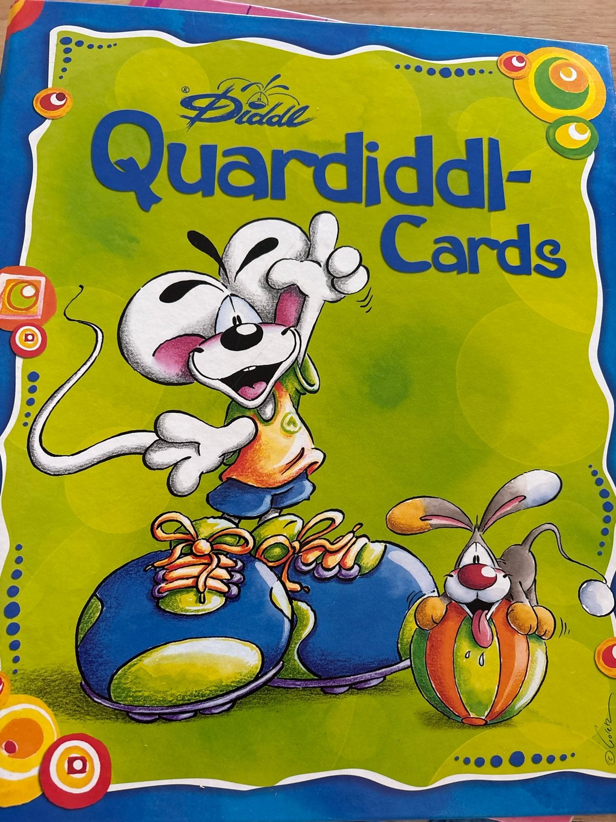 Diddl Quardiddl-Cards, papier, ansichtkaarten, Ophalen of Verzenden, Verschillende figuren, Gebruikt, Papier, Kaart of Schrift