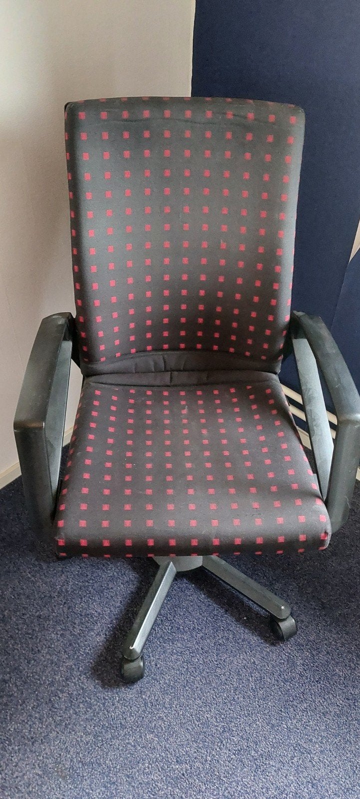 SITAG Liberty Bureaustoel - Zwart met rode accenten, Ophalen, Gebruikt, Rood, Bureaustoel
