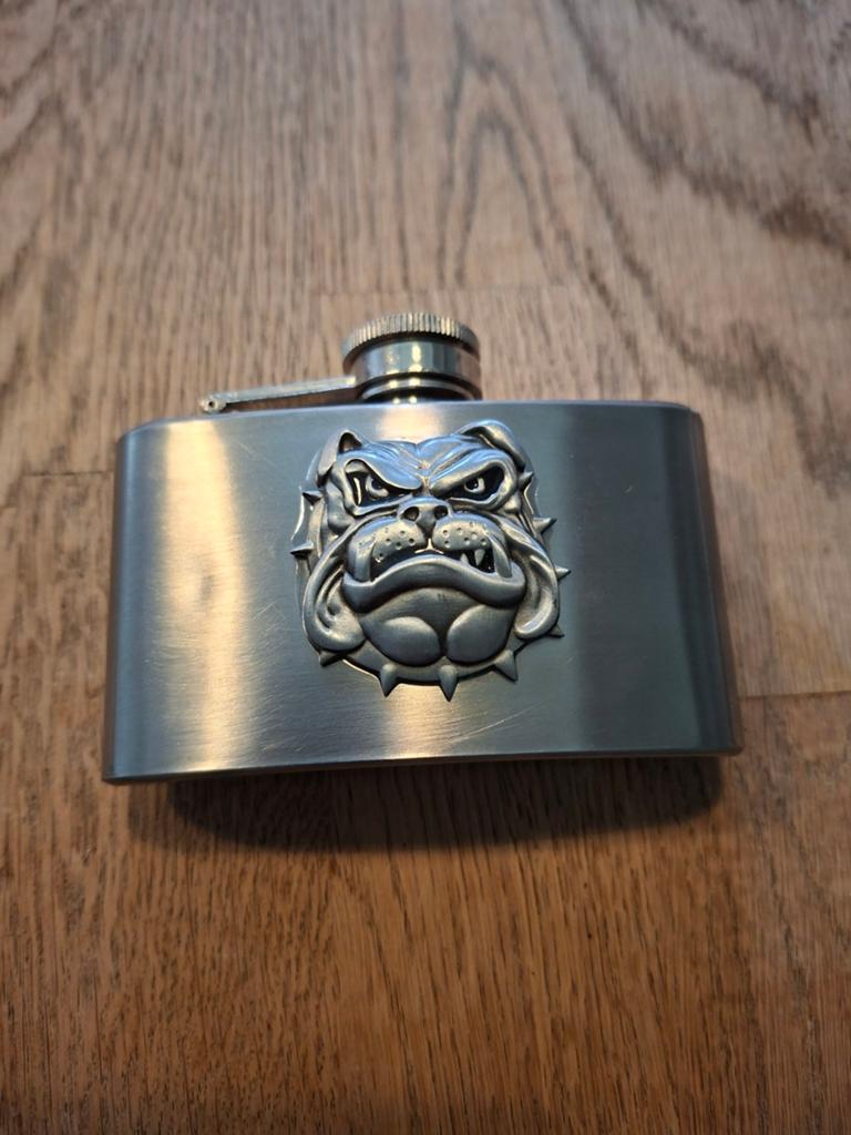 Heupflesje vv bulldog., Ophalen of Verzenden, Nieuw