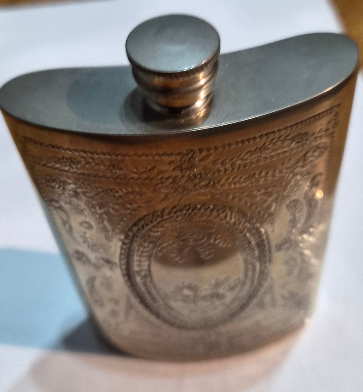 heupfles engels tin, Ophalen of Verzenden