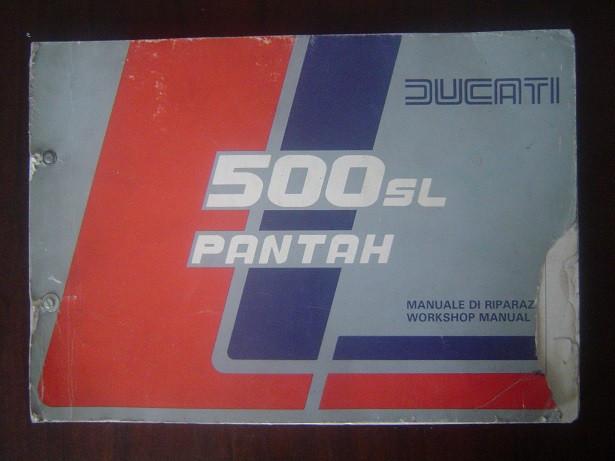 Ducati 500SL Pantah 1979 motorcycle workshop manual, Ophalen of Verzenden, Ducati