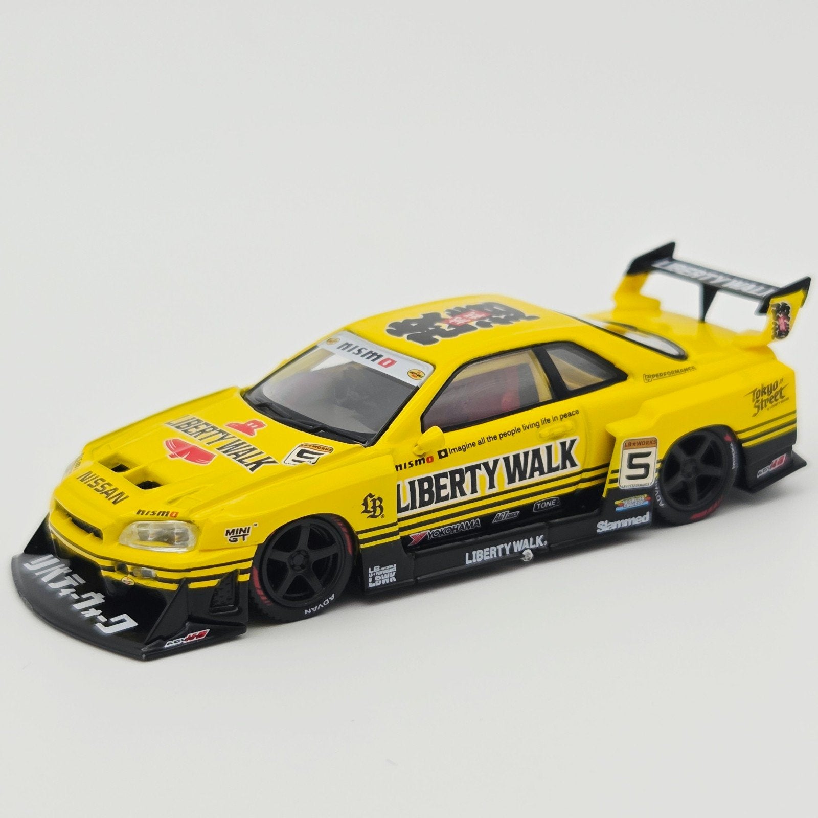 Mini Gt – 2025 Nissan GTR (R34) Skyline Super Silhouette Spo, Mymodelcar@outlook.com, Auto, Ophalen of Verzenden, Mini gt