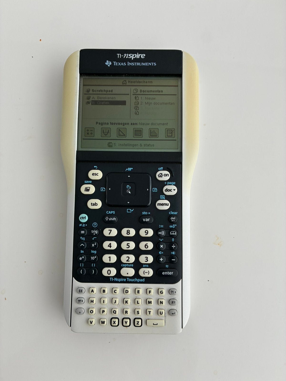 Texas Instruments TI-Nspire CX wetenschappelijke grafische, Diversen, Rekenmachines, Ophalen of Verzenden, Zo goed als nieuw