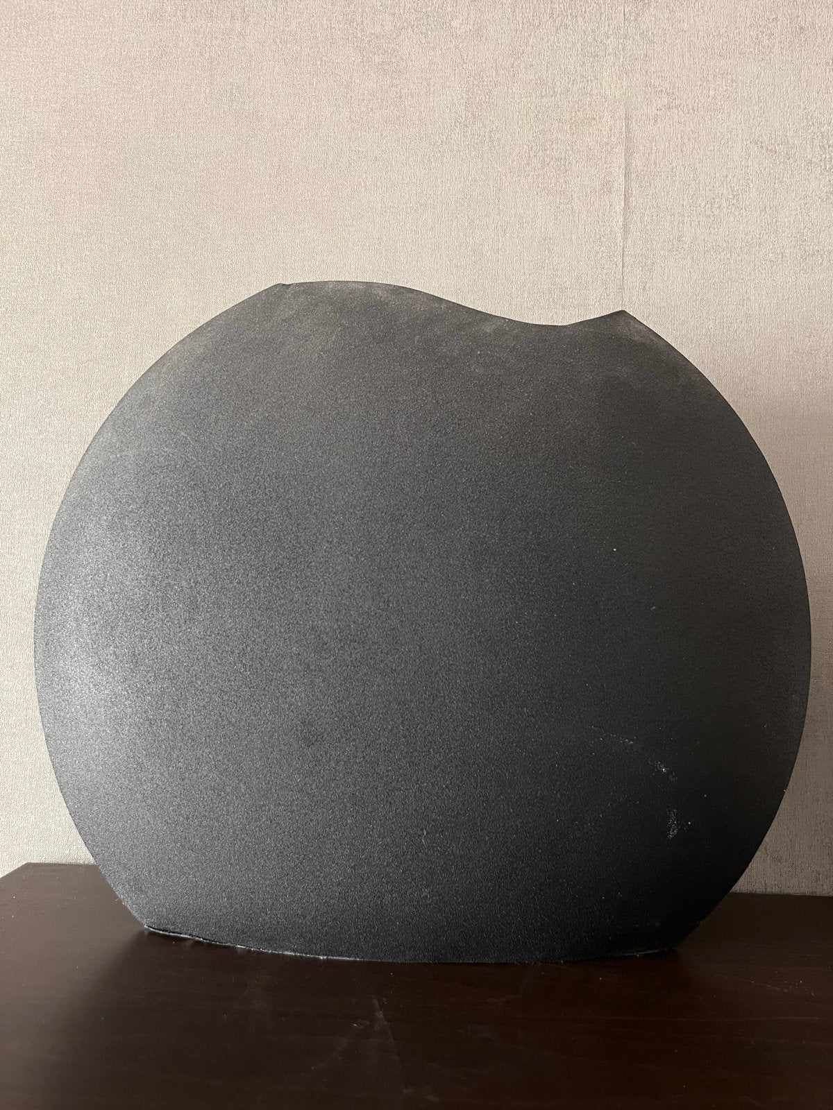 Moderne decoratieve vaas/object - Zwart, 55x44x12cm, Ophalen