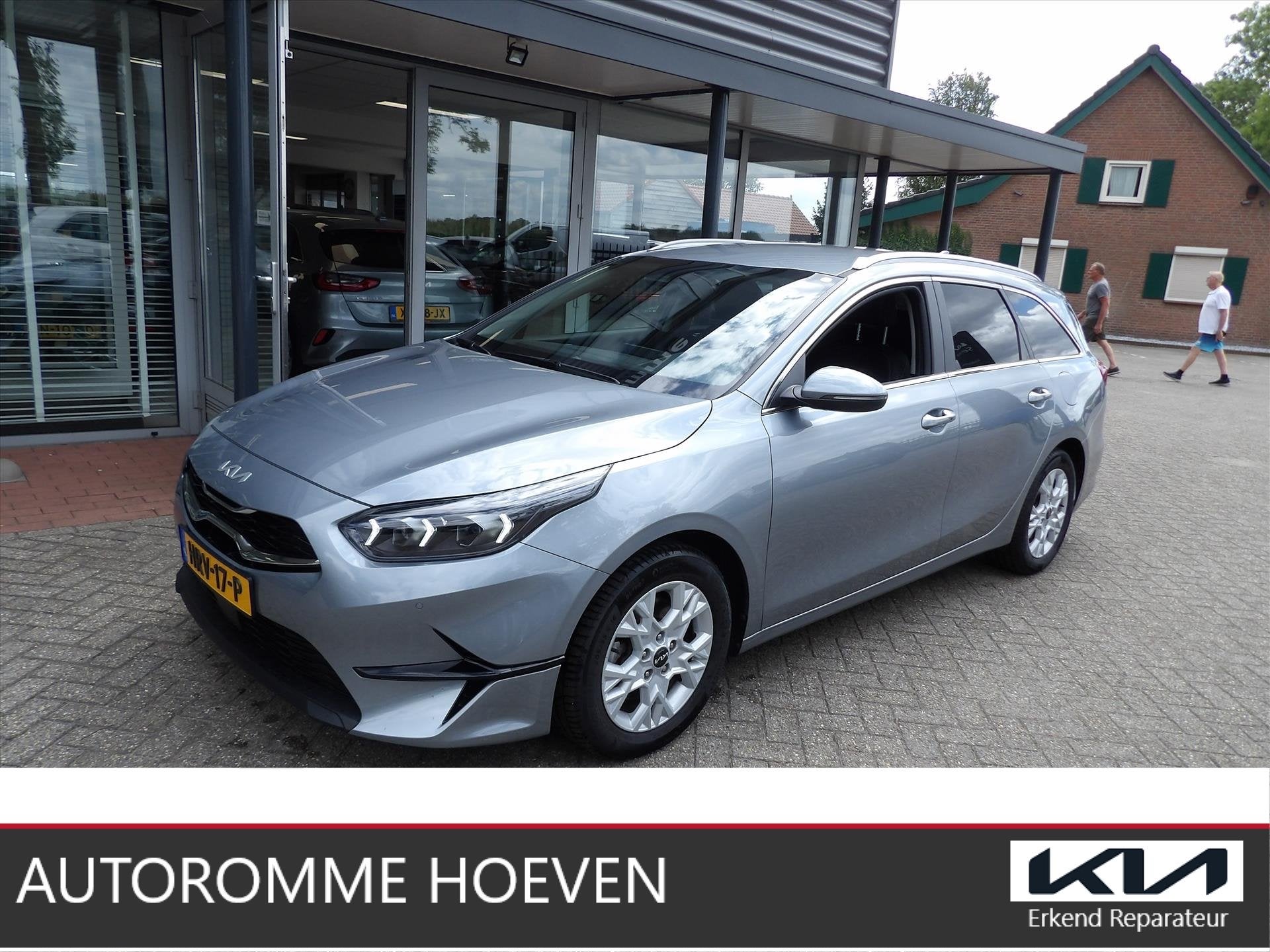 KIA Ceed Sw wagon 1.0 Turbo DynamicPlusLine Luxe 8.900km!, Lichtsensor, Gebruikt, Leder en Stof, Origineel Nederlands