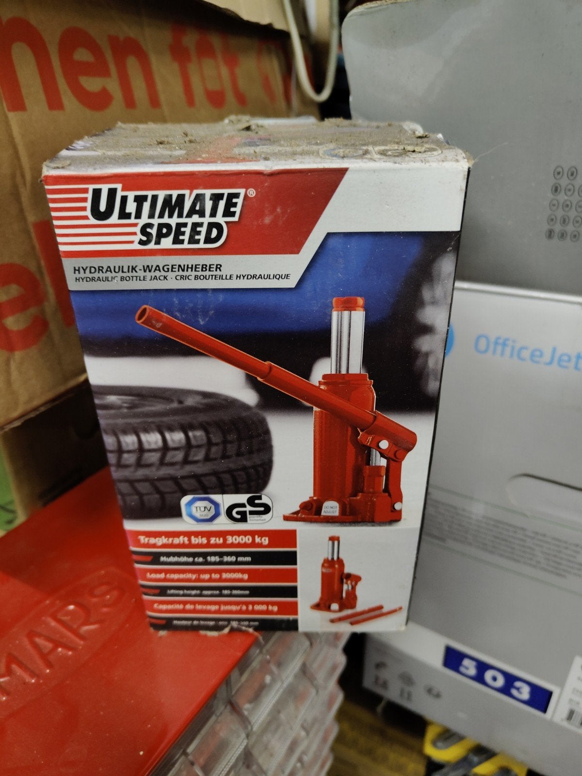 Ultimate Speed Hydraulische Potkrik - 3000 kg, Auto diversen, Ophalen, Nieuw, Hydraulisch, Potkrik