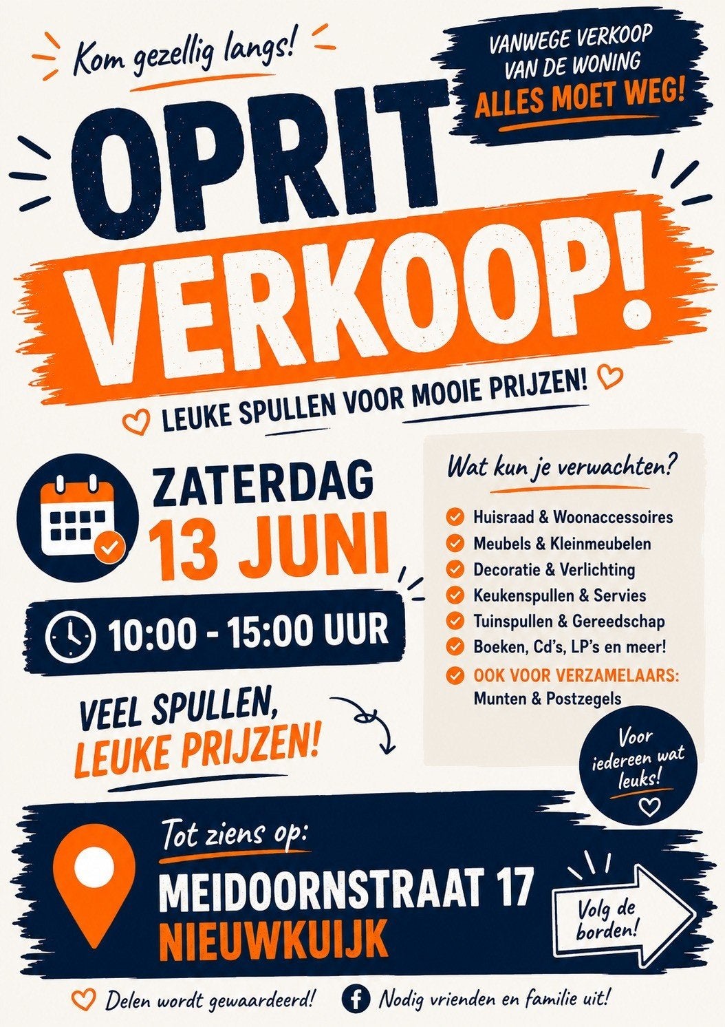 Garage verkoop! Alleen vandaag!, Ophalen
