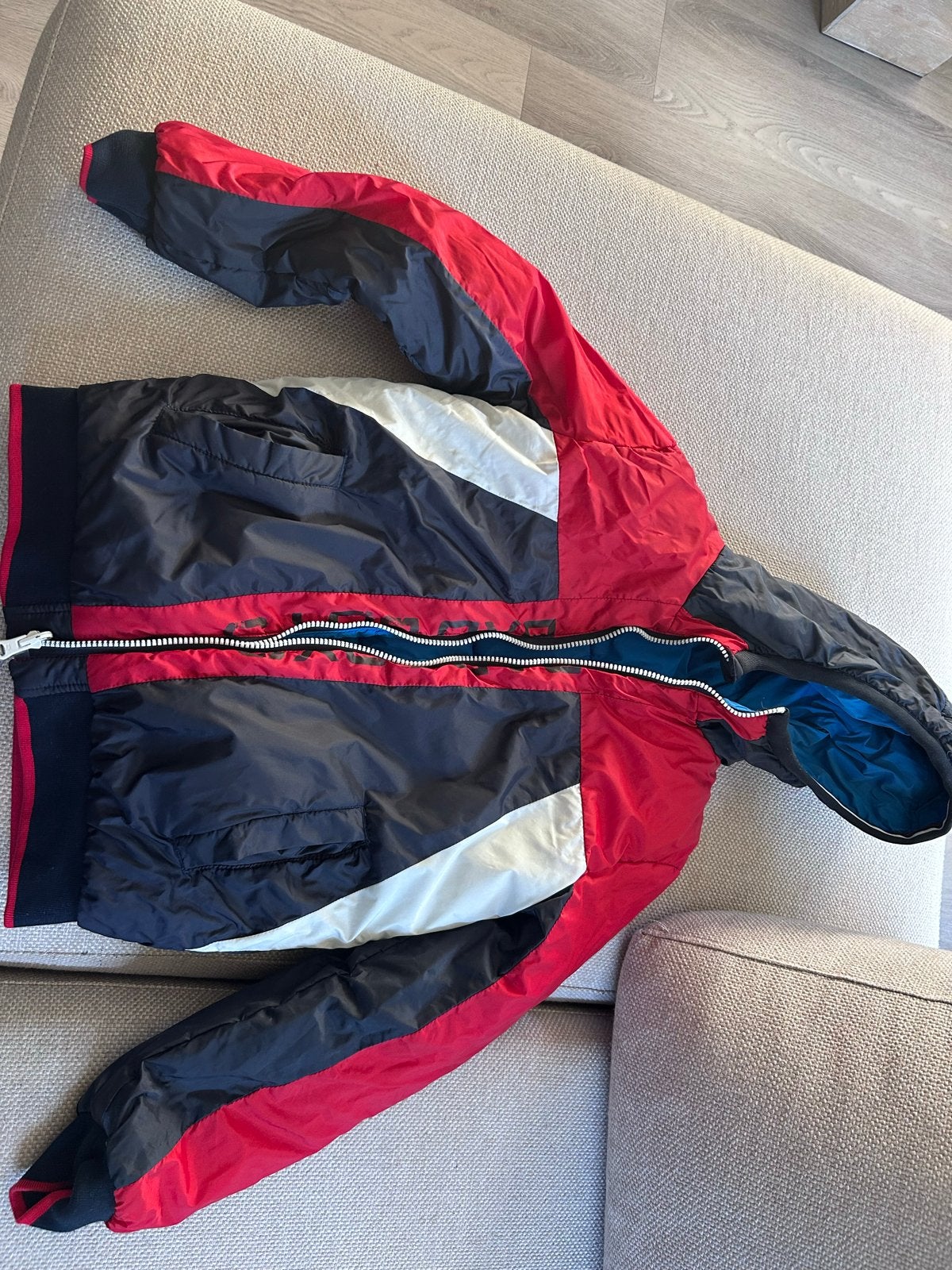 Dubbelzijdige winterjas Bad Boys maat 146-152, Ophalen of Verzenden, Gebruikt, Jongen, Jas