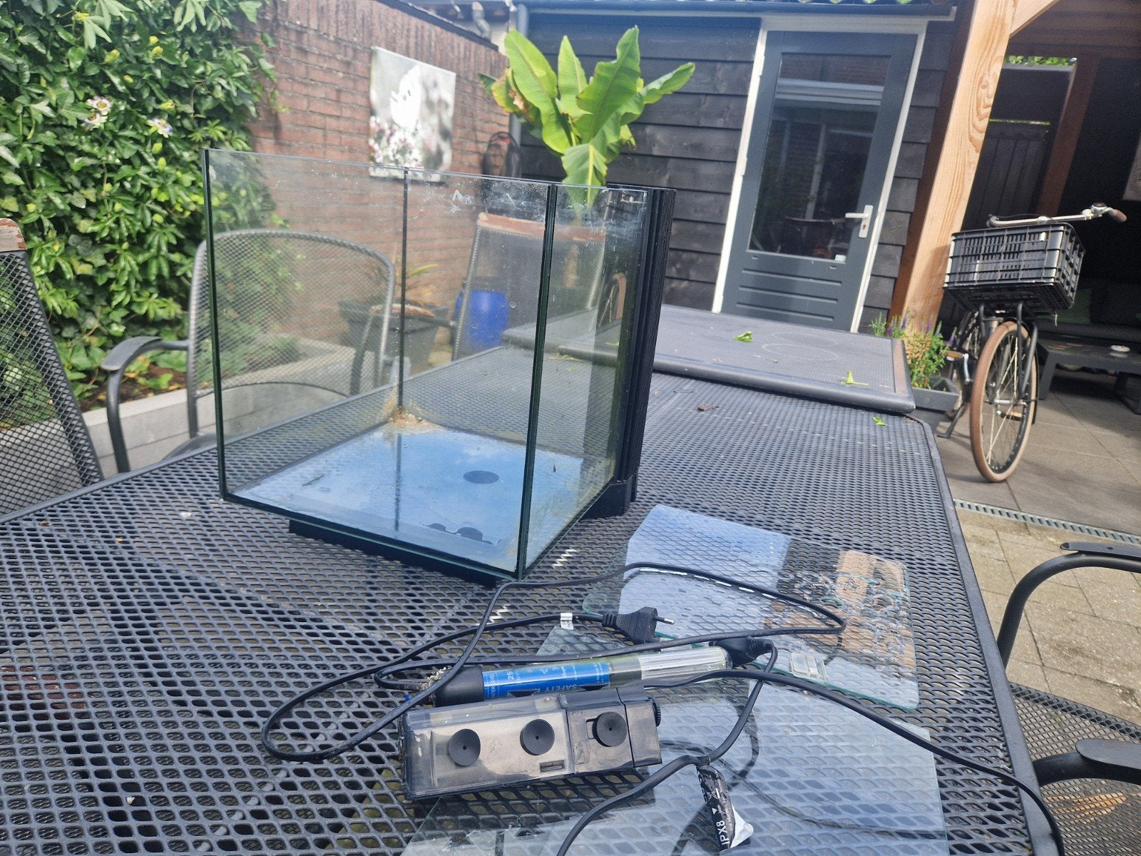 Aquarium 33x33x33, Ophalen of Verzenden, Leeg aquarium