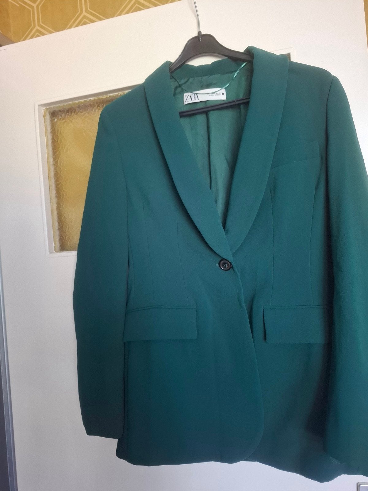 zara colbert super mooie kleur diep groen, Ophalen of Verzenden, Zo goed als nieuw, Groen