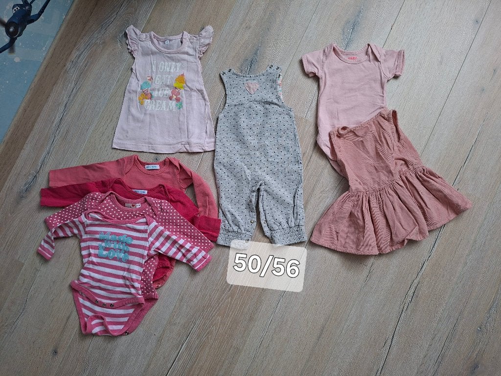 Baby Meisje maat 50 en 56 , kleding pakket meisje 50 / 56, Meisje, Overige typen, Gebruikt, Diverse merken