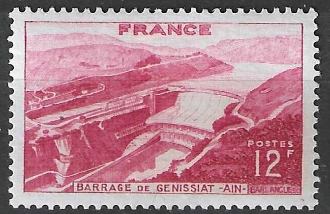 Frankrijk 1948 - Yvert 817 - Dam van Genissiat (PF), Verzenden, Postfris