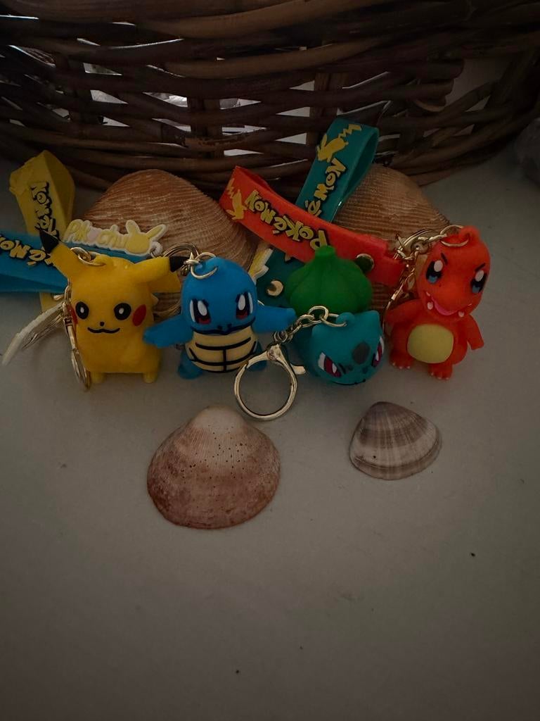 Leuke Pokémon sleutelhangers - Pikachu, Squirtle, Bulbasaur,, Verzenden, Nieuw, Knuffel of Figuurtje