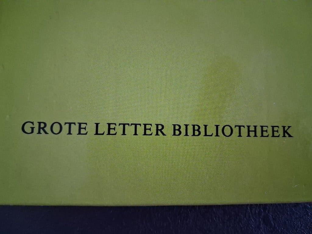 Grote letter  boek, Ophalen of Verzenden, Gelezen