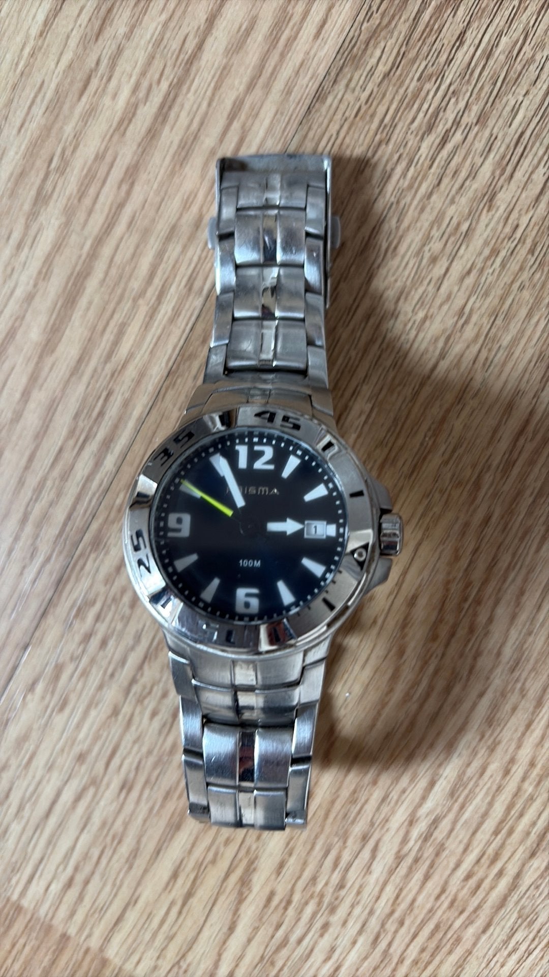 Prisma Horloge, Staal, Gebruikt, Staal, Polshorloge