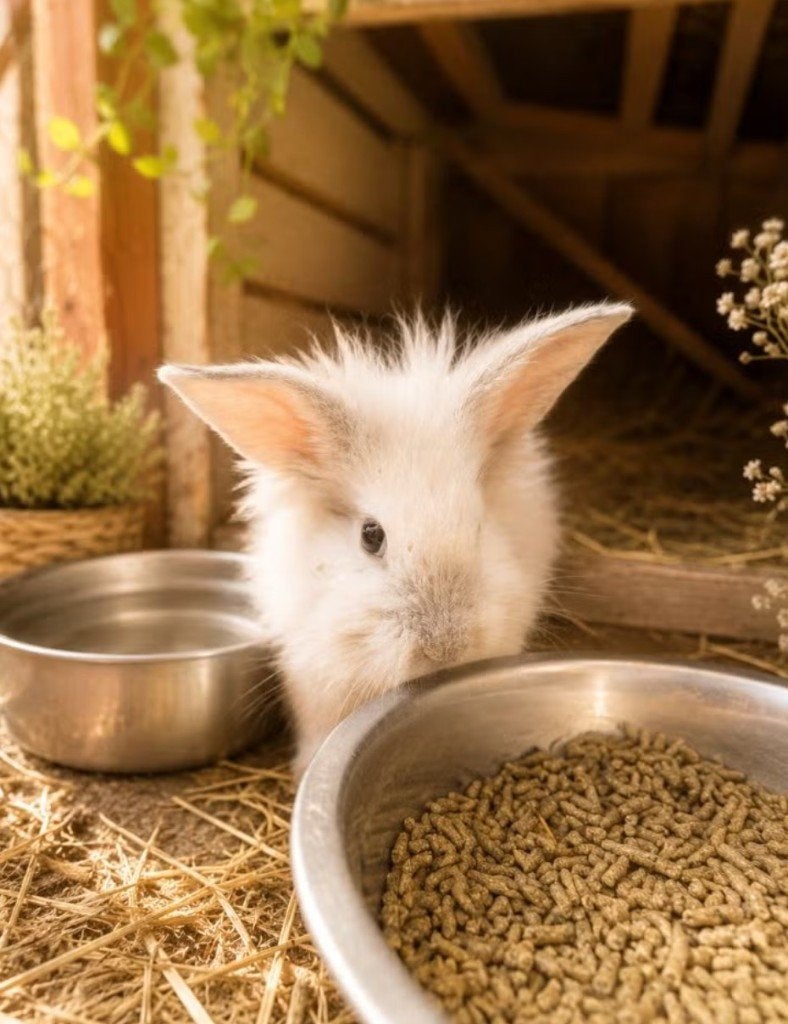 Lief baby konijntje, Dieren en Toebehoren, Konijnen, Mannelijk, Klein, Hangoor, 0 tot 2 jaar