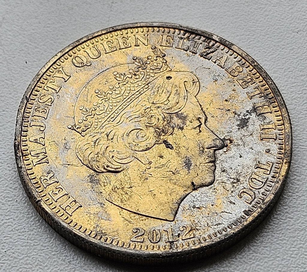 Five Pounds St George and the Dragon 2012, Overige landen, Losse munt, Goud, Overige waardes