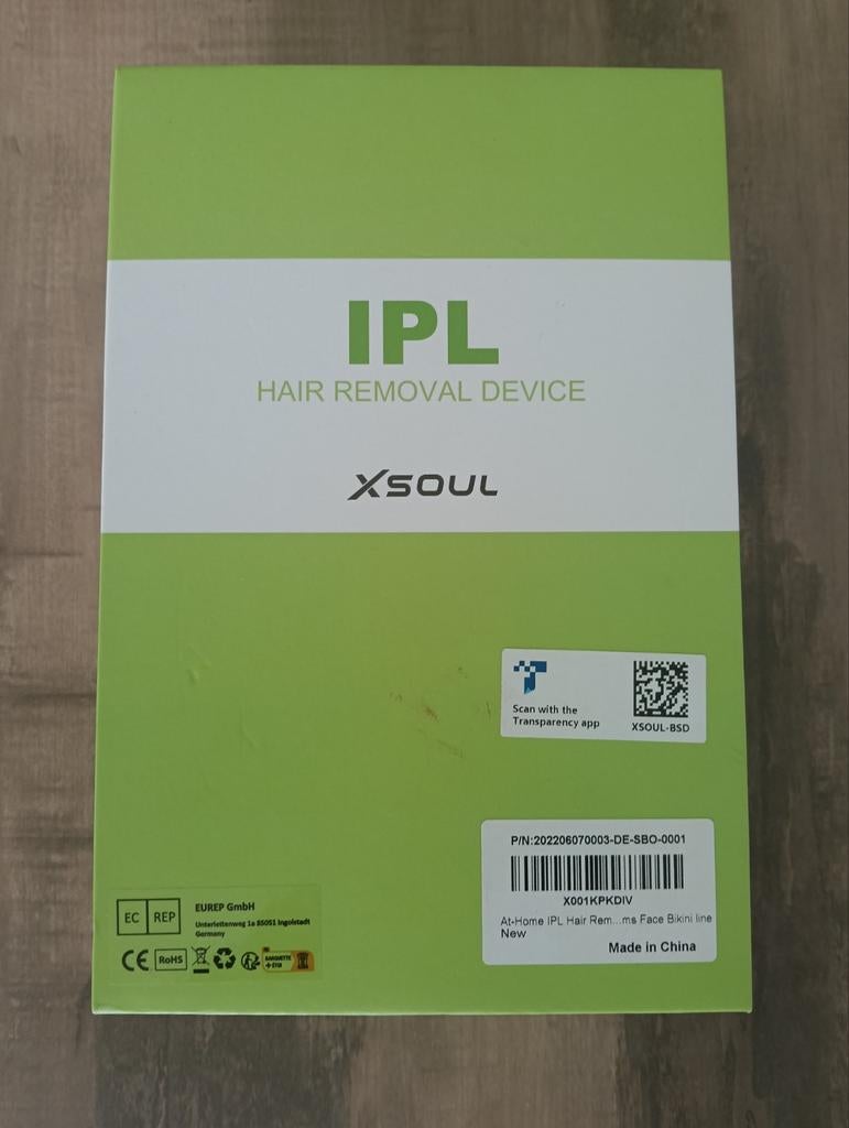 Nieuw XSOUL IPL Ontharingsapparaat voor Thuisgebruik, Ophalen, Nieuw, Overige typen