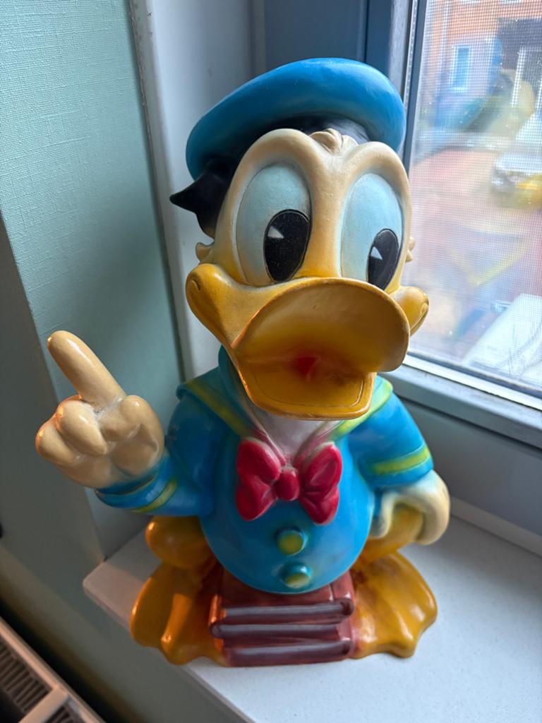 Leuke Retro Donald Duck lamp, Ophalen of Verzenden, Gebruikt