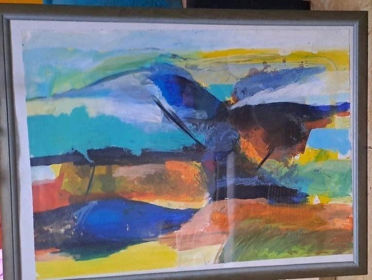 Abstract Landschap, Ophalen of Verzenden