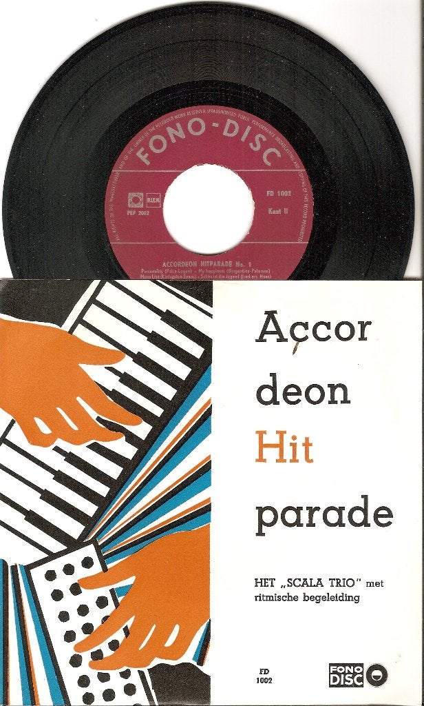 het scala trio - Accordeon Hitparade no.1, Ophalen of Verzenden, Gebruikt, 7 inch, Overige genres